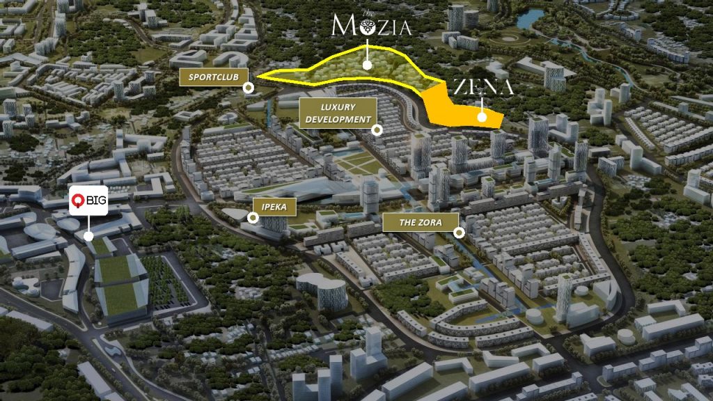 peta lokasi Zena at Mozia