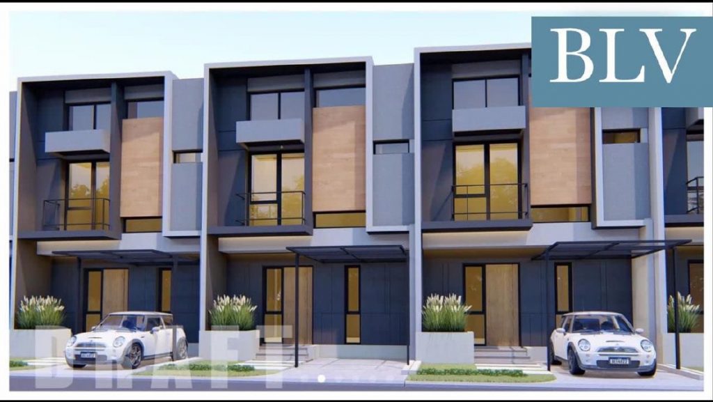 tampak rumah BLV BSD lebar 6