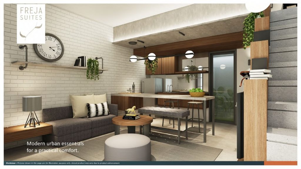 Dining dan kitchen area Freja Suites