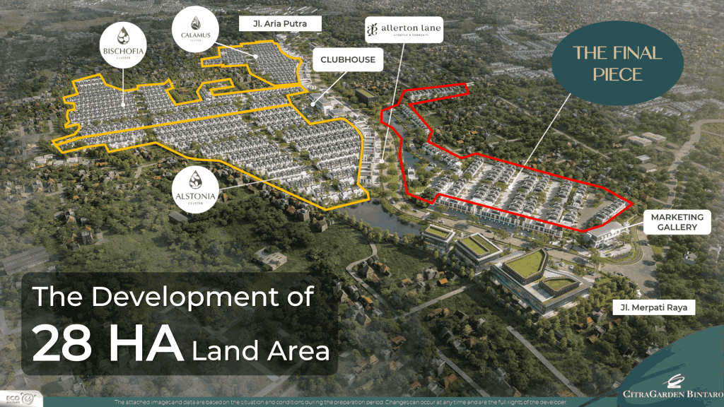 lokasi dalbergia citra garden bintaro