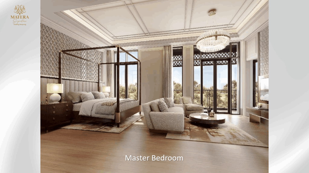 master bedroom Matera Signature