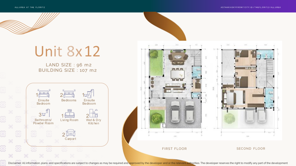 Layout 8x12 Allurea Asthara Skyfront City