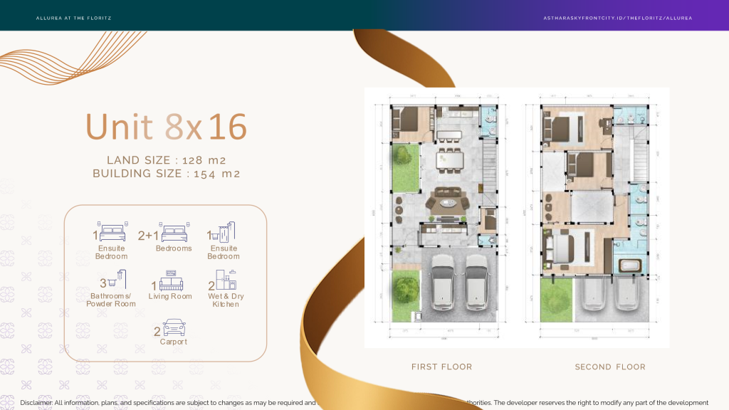Layout 8x16 Allurea Asthara Skyfront City