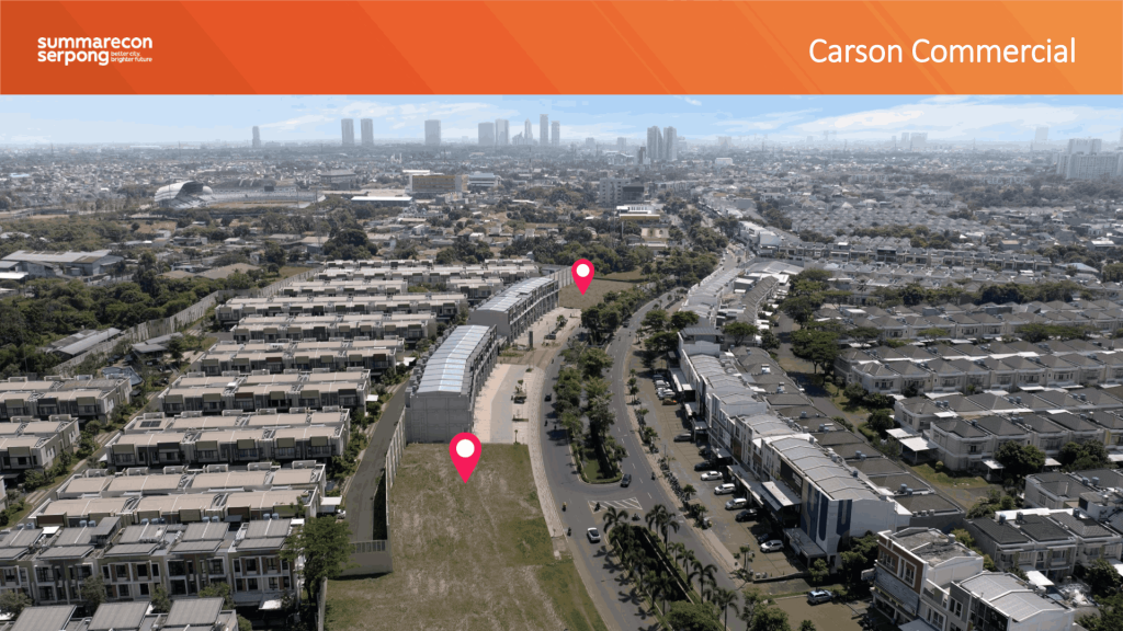 kavling komersial gading serpong carson