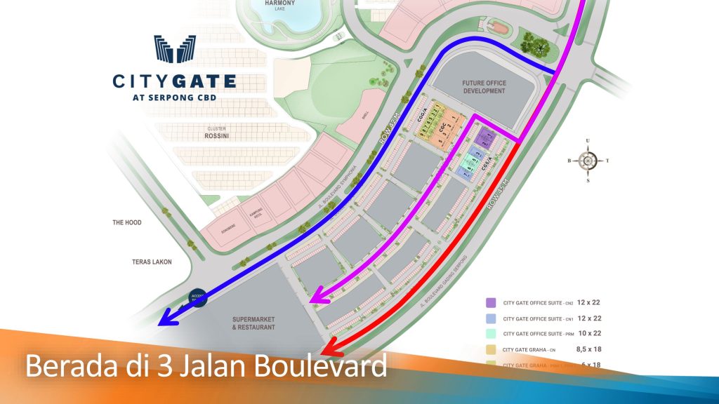 siteplan city gate