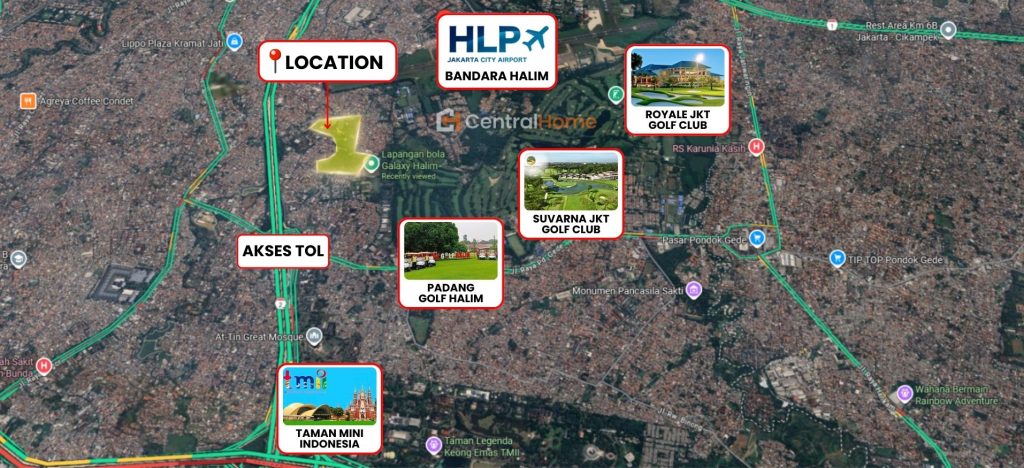 lokasi citra homes halim