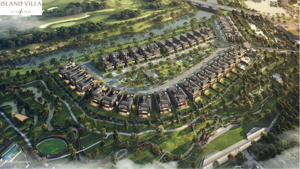 lokasi Island Villa at Navapark BSD City