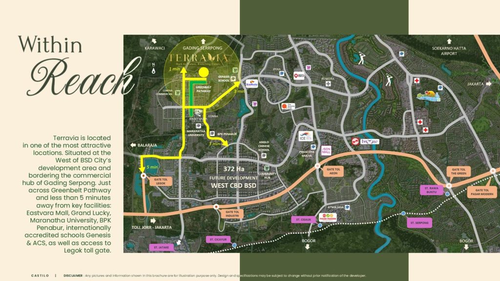 lokasi terravia 3 bsd city
