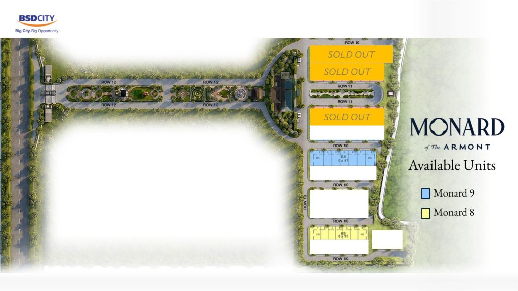siteplan monard at the armont bsd city
