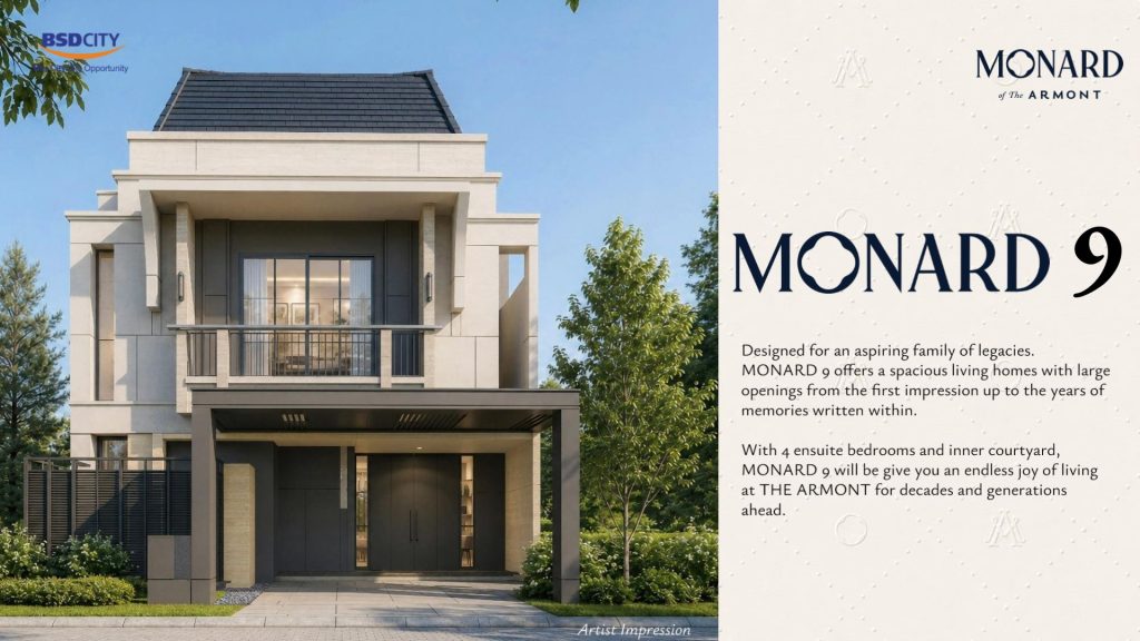 tipe 9 monard at the armont bsd city