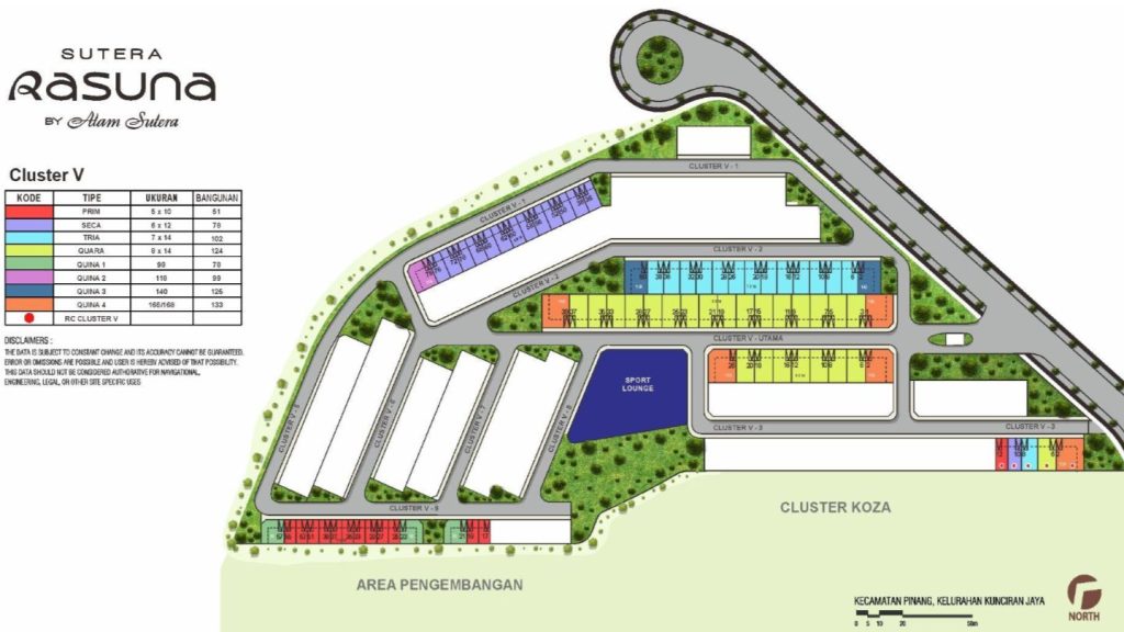siteplan ryil sutera rasuna