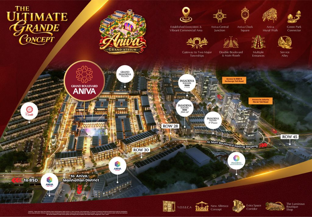 lokasi ruko grand boulevard Aniva